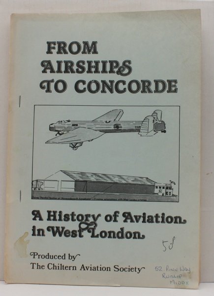 A History of Aviation in West London. BRIGHT, CLEAN COPY