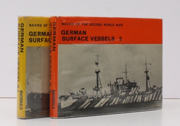 Navies of the Second World War. German Surface Vessels 1 and 2. [Complete set]. COMPLETE SET IN UNCLIPPED DUSTWRAPPERS