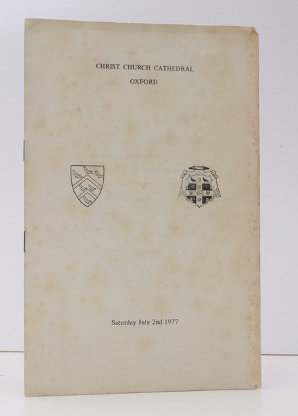 [Order of Service for the memory of John Cecil Masterman] …