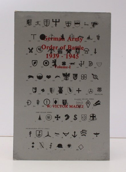 German Army Order of Battle 1939-1945. Volume I. NEAR FINE …