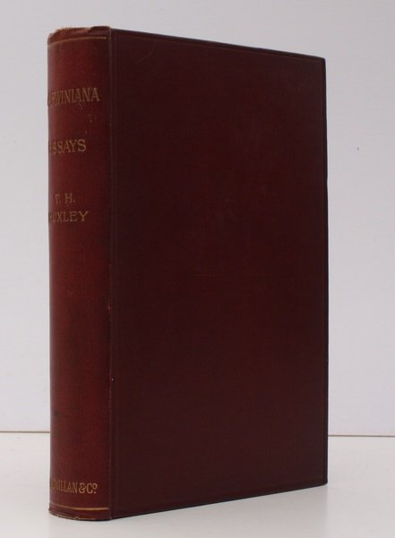 Darwiniana. Essays by Thomas H. Huxley. REMARKABLY BRIGHT, CLEAN COPY