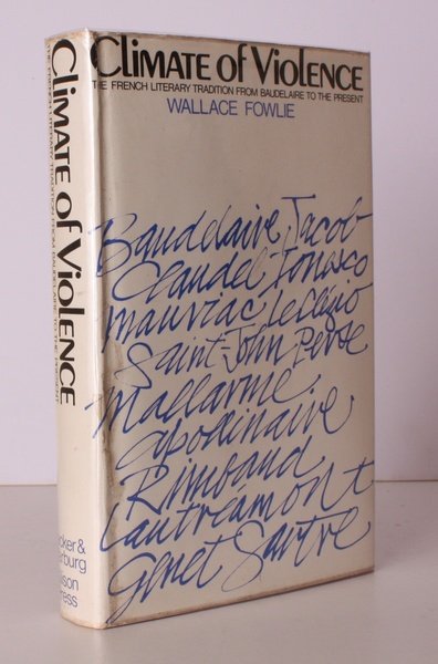 Climate of Violence. The French Literary Tradition from Baudelaire to …