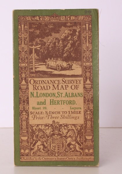 Ordnance Survey Road Map of N.London, St. Albans and Hertford. …