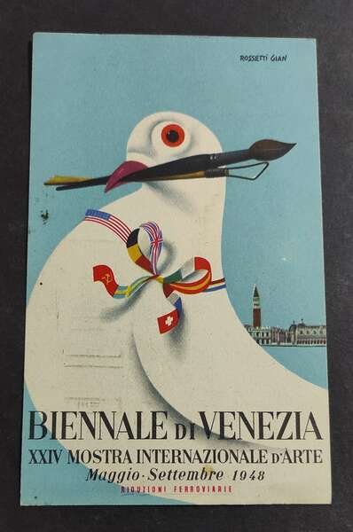 Cartolina Venezia - Mostra Biennale XXIV Mostra Int. d'Arte 1948