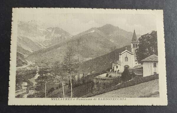 Cartolina Millaures e Panorama di Bardonecchia