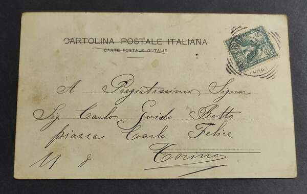 Cartolina Livorno (Piemonte) - Corso Duca di Genova | Immagine Gallery 1