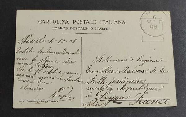 Cartolina Valsesia - Istituto Internazionale al Colle d'Olen
