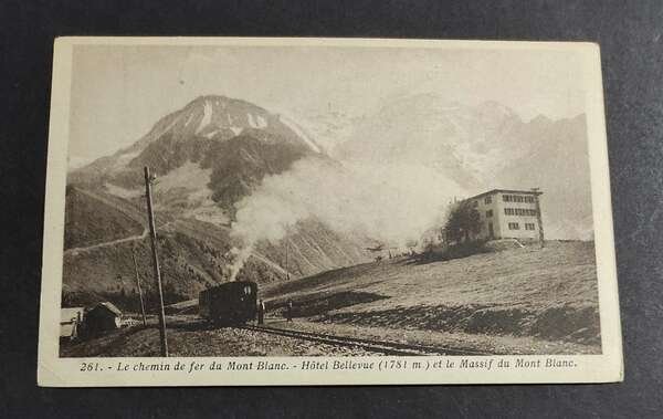 Cartolina Le Chemin de Fer du Mont Blanc - Hotel …