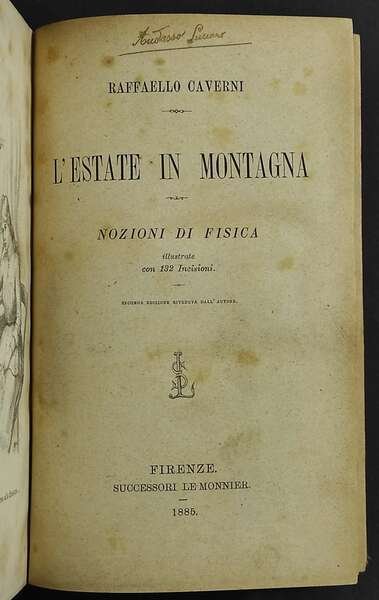 L'Estate in Montagna - Notizie di Fisica - R. Caverni …