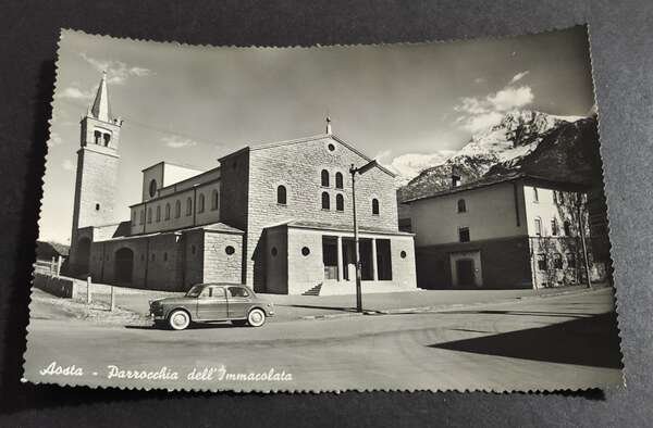 Cartolina Aosta - Parrocchia dell'Immacolata