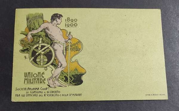 Cartolina Roma - Unione Militare 1890-1900 - Soc. Consumo e …