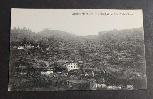 Cartolina Champorcher - Frazioni Ronchaz (Valle d'Aosta)