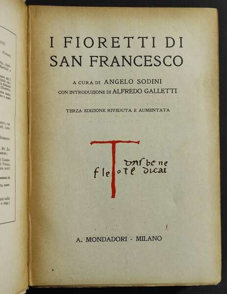 I Fioretti di San Francesco - A. Sodini - Ed. …