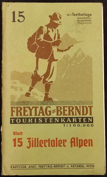 Zillertaler Alpen 15 - Touristenkarten - Carta Geografica | Immagine principale