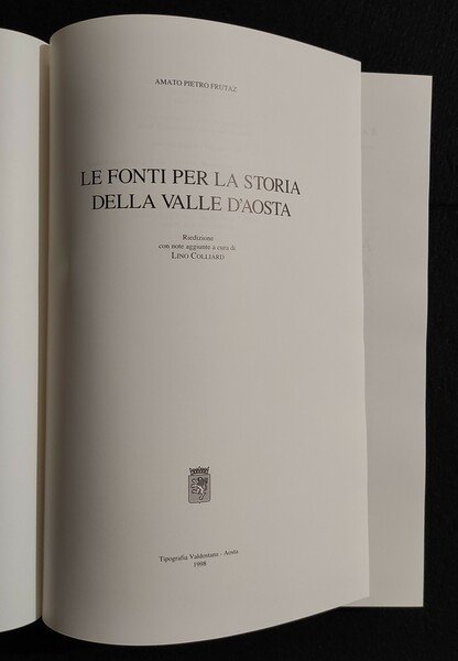 Le Fonti per la Storia della Valle d'Aosta - A.P. …