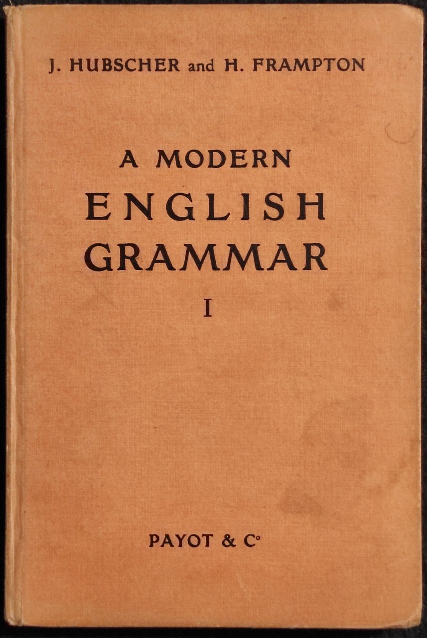 A Modern English Grammar I | Immagine principale