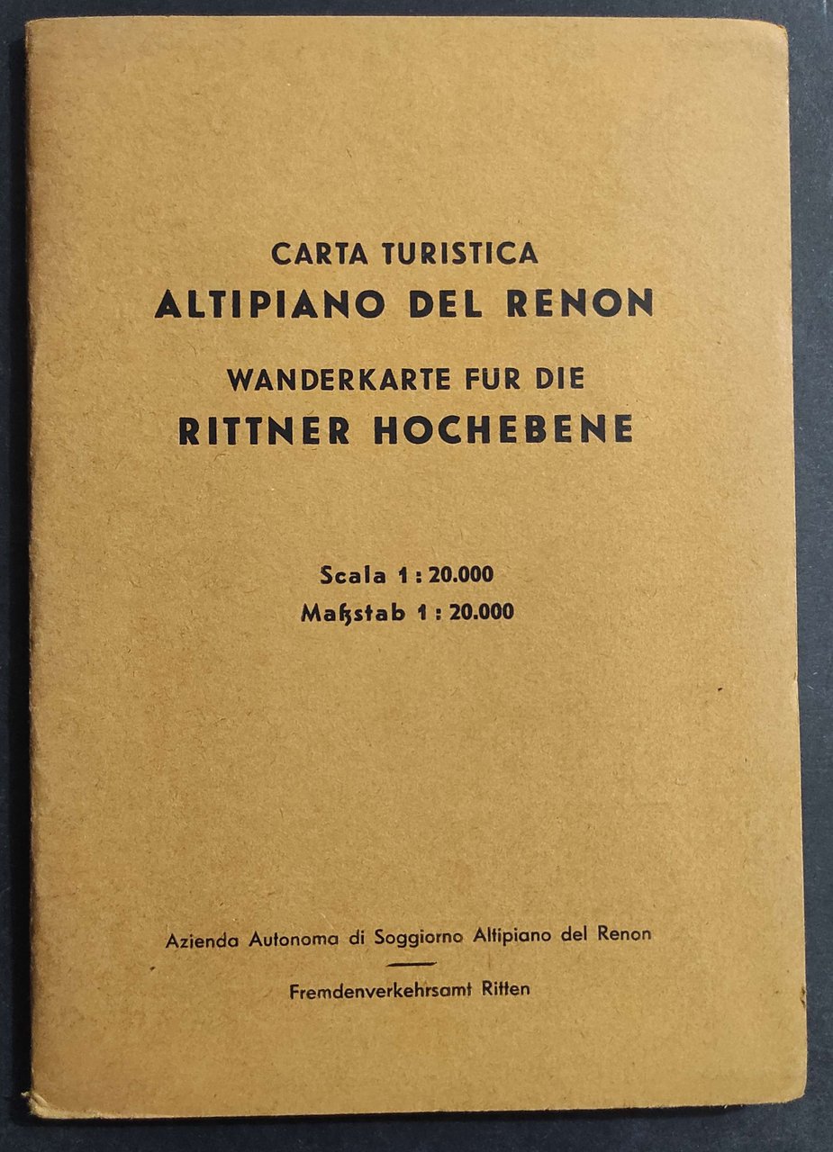 Carta Turistica Altipiano del Renon - Scala 1: 20.000 | Immagine principale