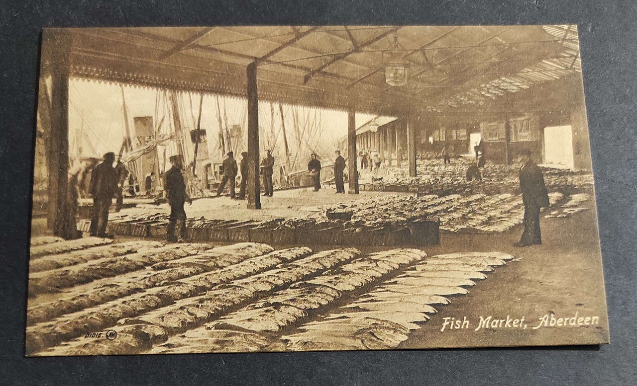 Cartolina Aberdeen - Fish Market | Immagine principale