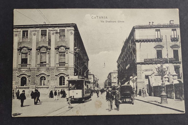 Cartolina Catania - Via Stesicoro Etnea