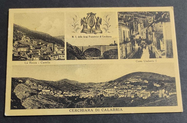 Cartolina Cerchiara di Calabria - La Rocca - Castello - …