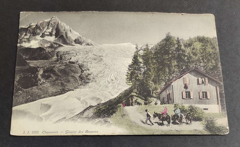 Cartolina Chamonix - Glacier des Bossons