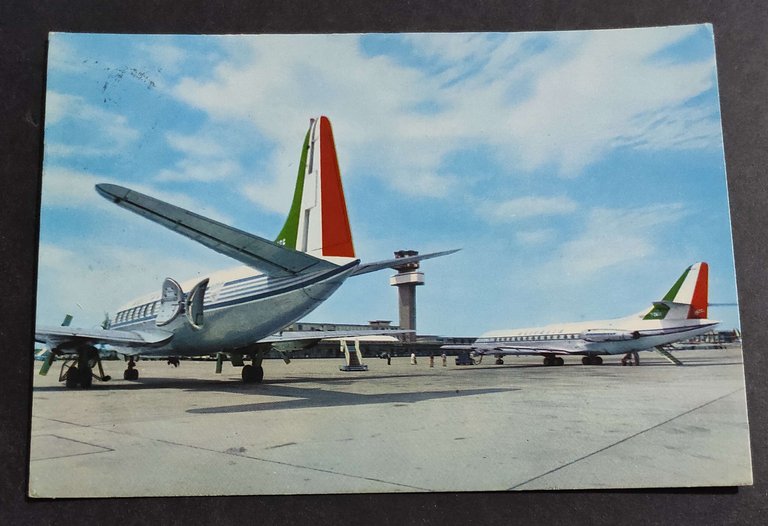 Cartolina Fiumicino - Aeroporto di Roma Leonardo da Vinci