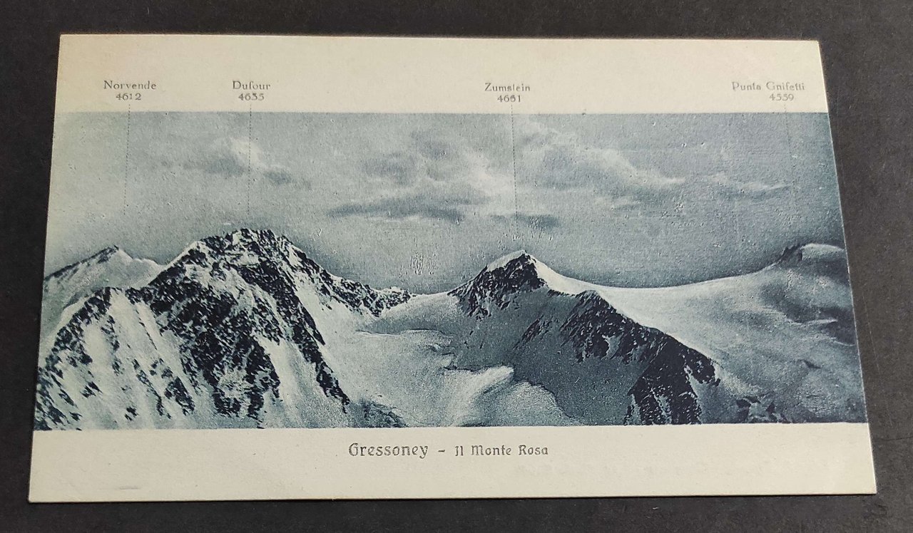 Cartolina Gressoney - Il Monte Rosa | Immagine principale