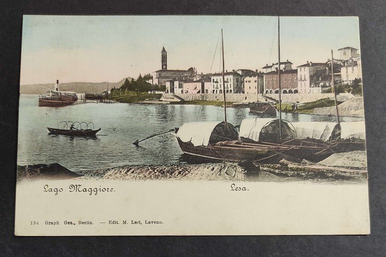 Cartolina Lago Maggiore - Lesa