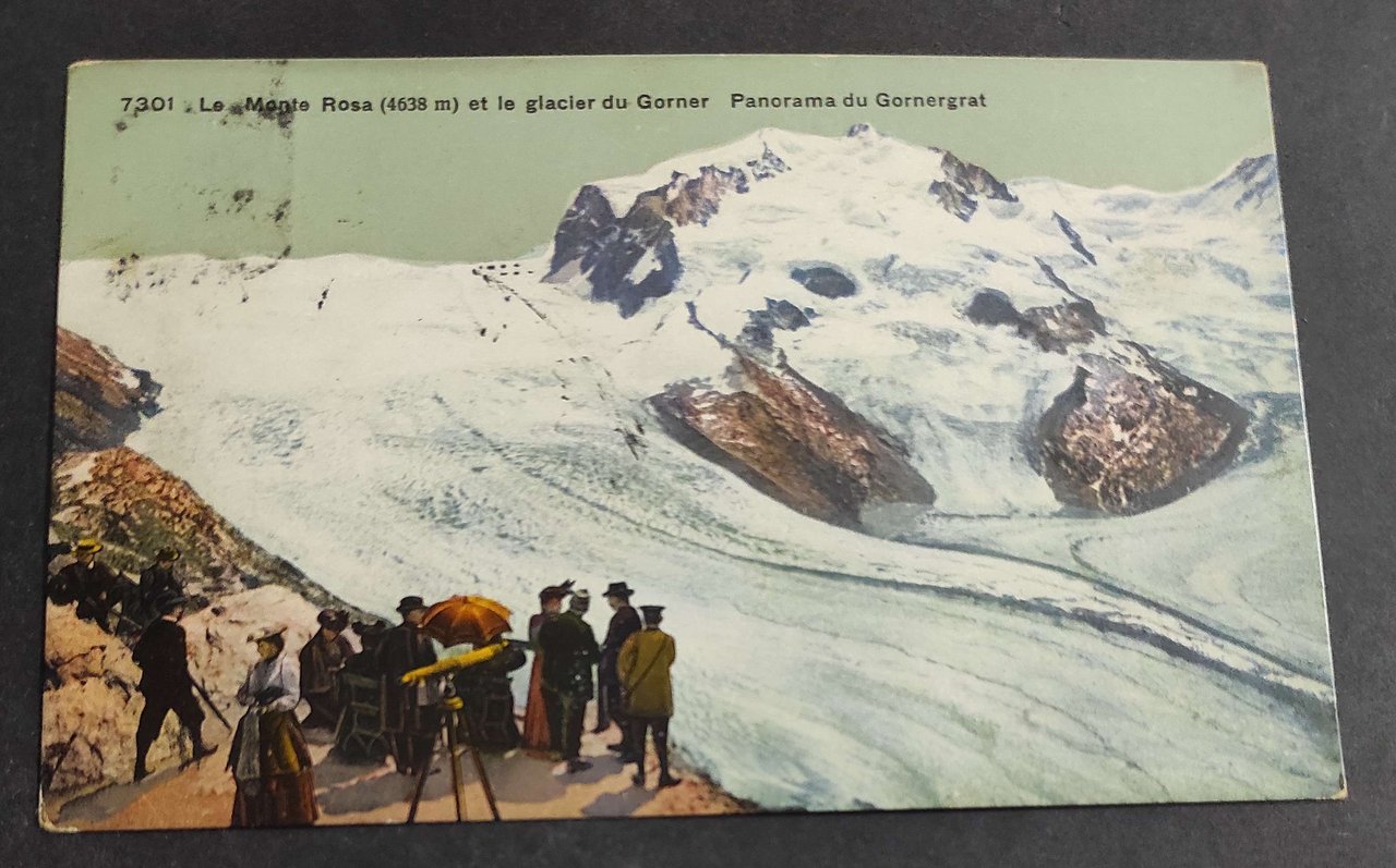 Cartolina Le Monte Rosa etle Glacier du Gorner - Panorama … | Immagine principale