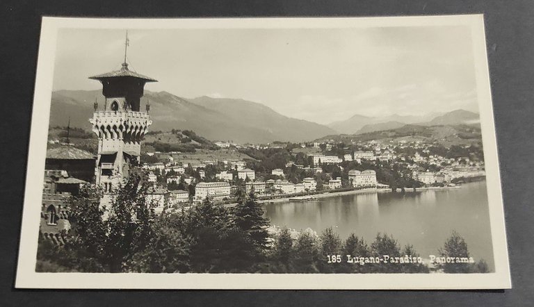 Cartolina Lugano-Paradiso - Panorama