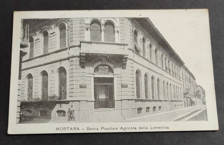 Cartolina Mortara - Banca Popolare Agricola della Lomellina