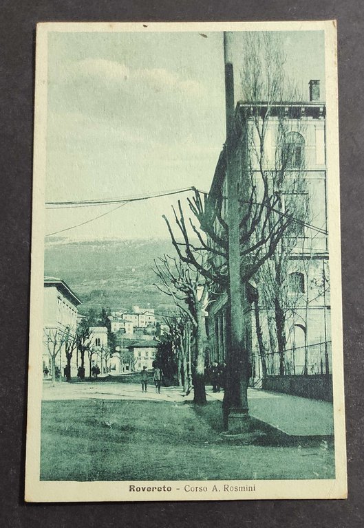 Cartolina Rovereto - Corso A. Rosmini