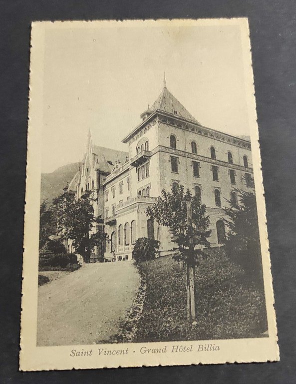 Cartolina Saint Vincent - Grand Hotel Billia