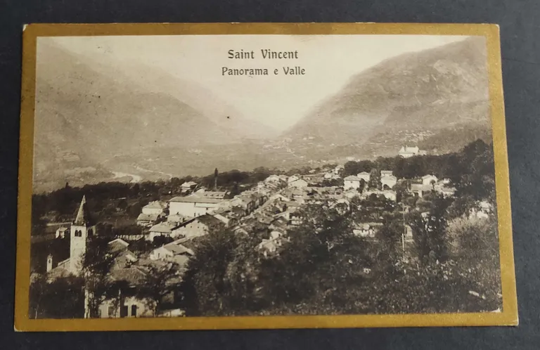 Cartolina Saint Vincent - Panorama a Valle