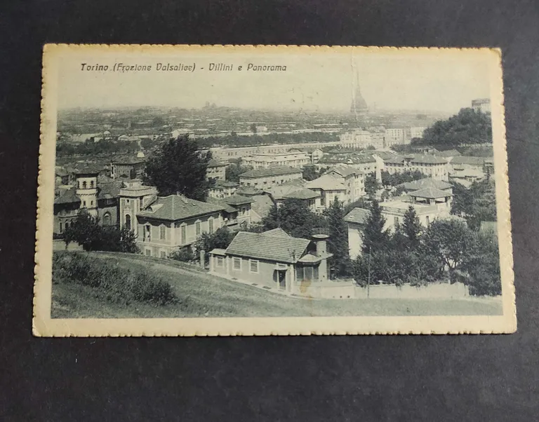Cartolina Torino (Frazione Valsalice) - Villini e Panorama