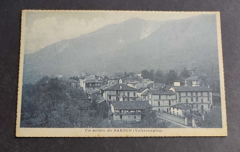 Cartolina Un Saluto da Sarigo (Valtravaglia)