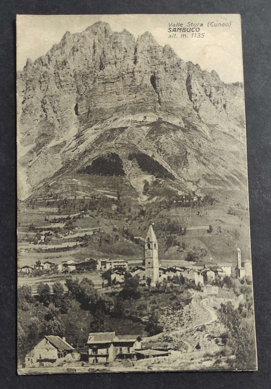 Cartolina Valle Stura (Cuneo) - Sambuco