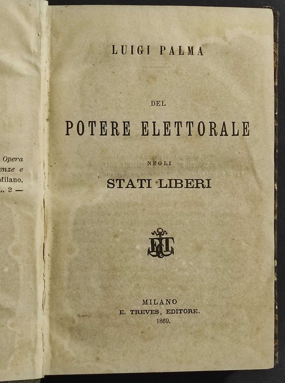 Del Potere Elettorale negli Stati Liberi