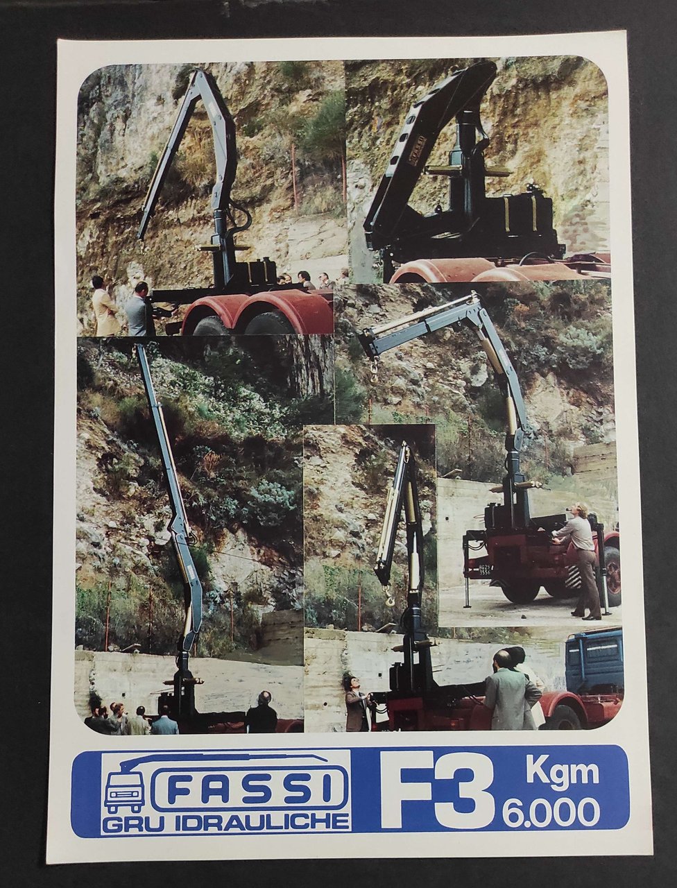 Depliant Camion - Gru Idrauliche Fassi - F3 6.000 Kgm | Immagine principale
