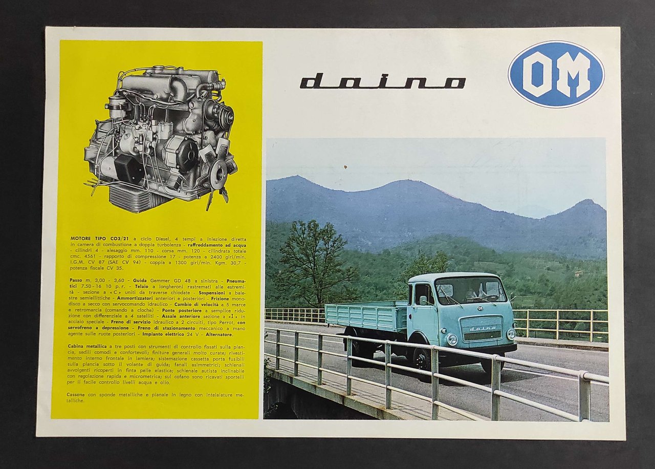 Depliant Camion - OM - Daino | Immagine principale