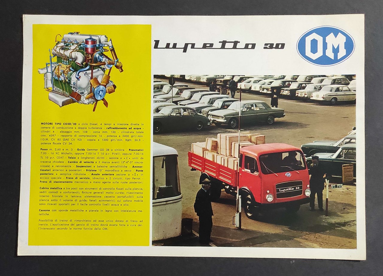 Depliant Camion - OM - Lupetto 30 | Immagine principale