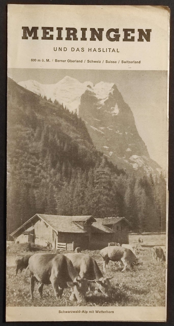 Depliant Meiringen - Und Das Haslital - Suisse | Immagine principale