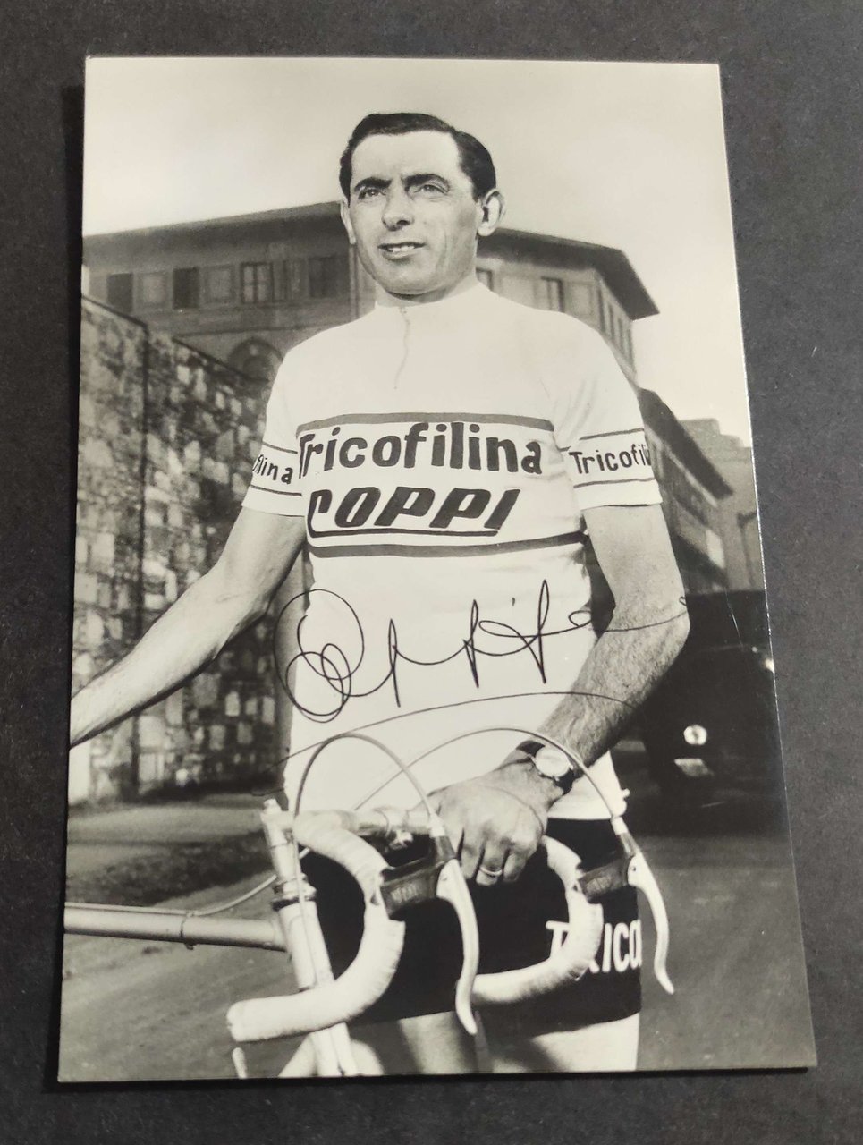Fotografia Fausto Coppi (Autografo Stampato) | Immagine principale