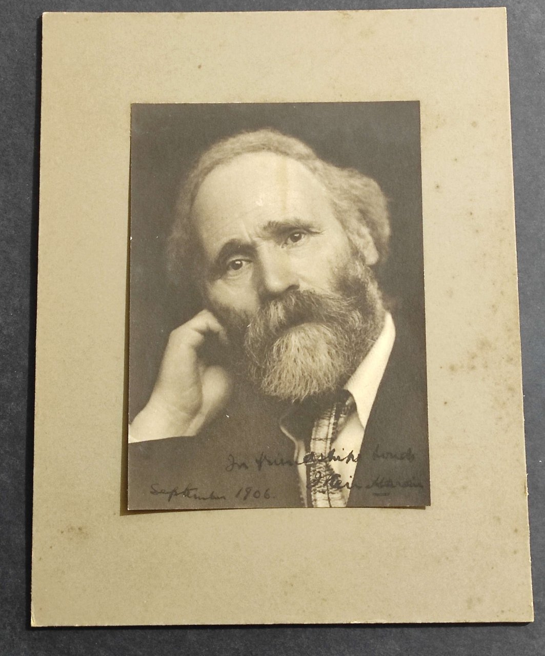 Keir Hardie - Fotografia Originale Su Cartoncino con Dedica Autografa … | Immagine principale