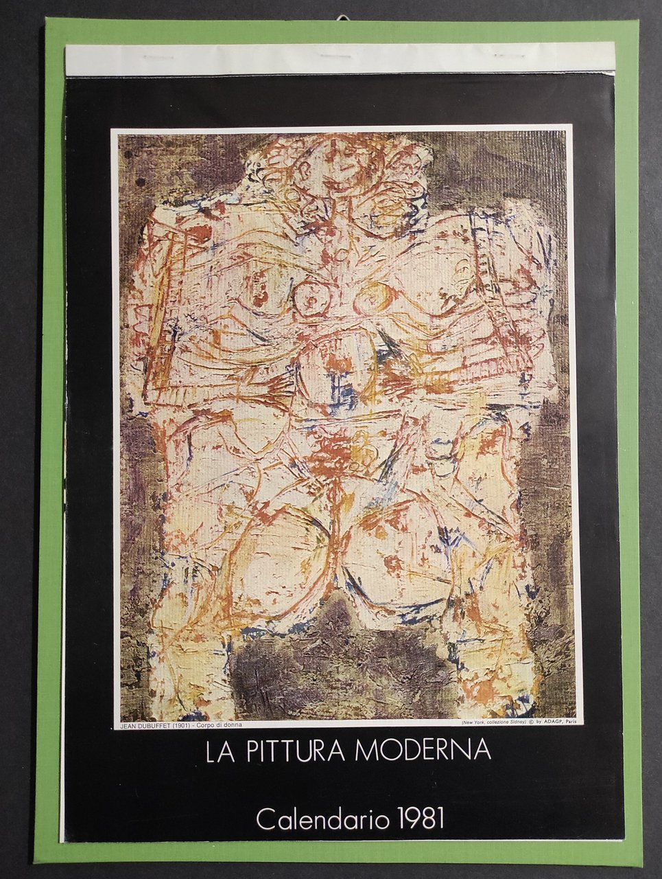 La Pittura Moderna - Calendario 1981 | Immagine principale
