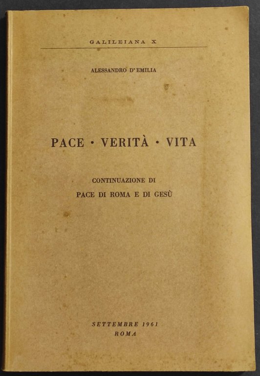 Pace-Verità-Vita
