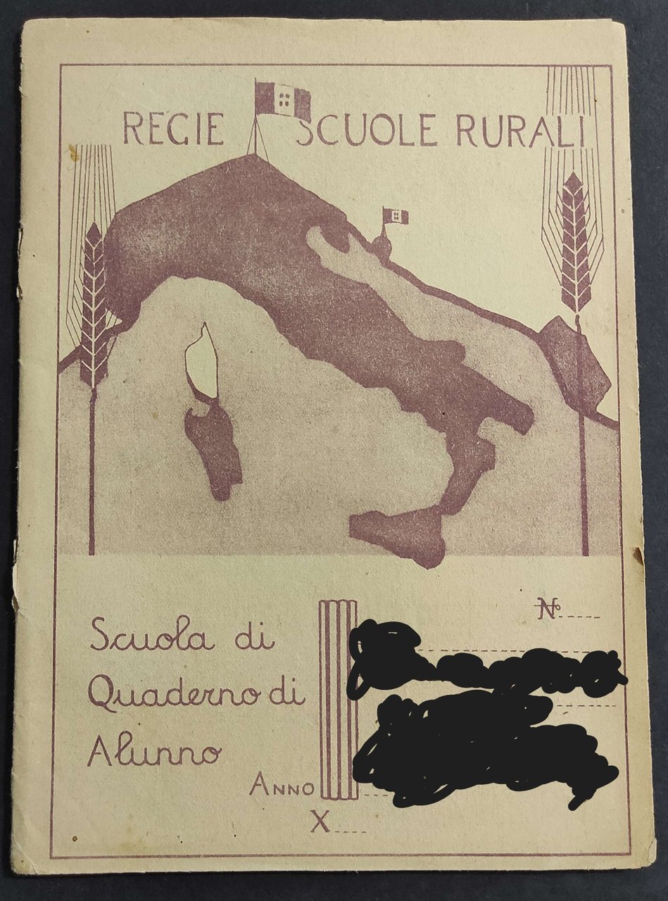 Quaderno Regie Scuole Rurali | Immagine principale