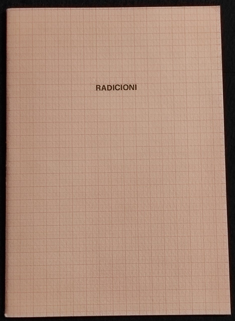 Radicioni - Micrologia Quadri Postumi ed Altro | Immagine principale