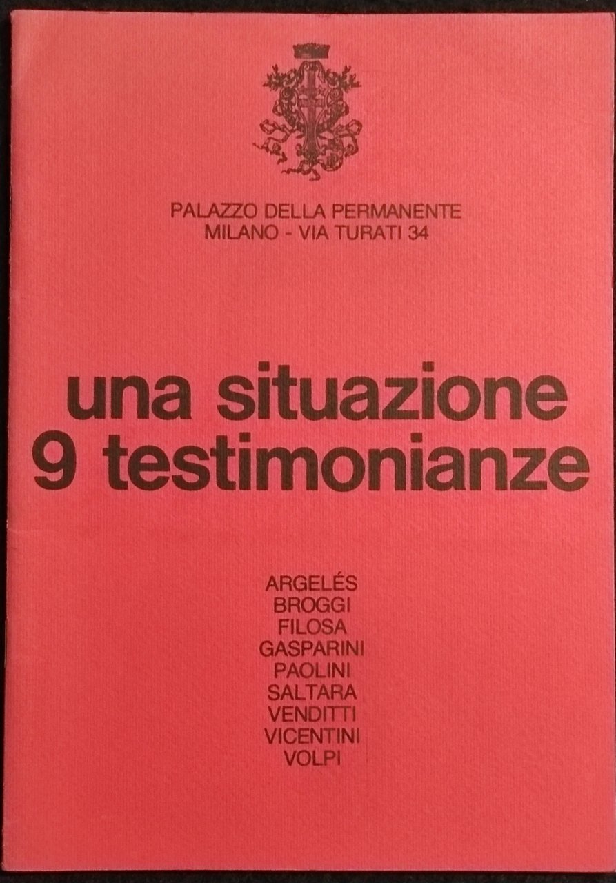 Una Situazione 9 Testimonianze | Immagine principale