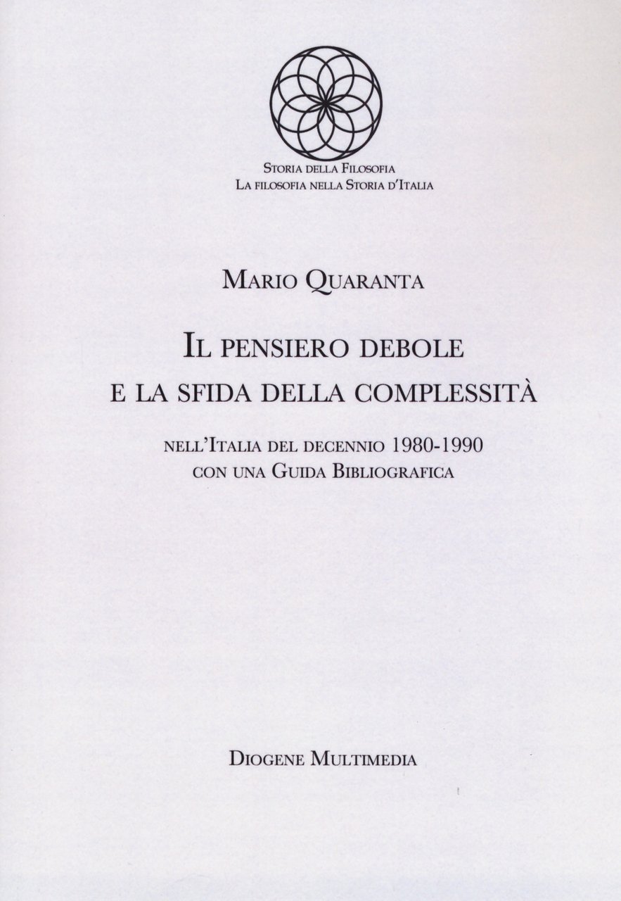 Il pensiero debole e la sfida della complessità nell'Italia del …